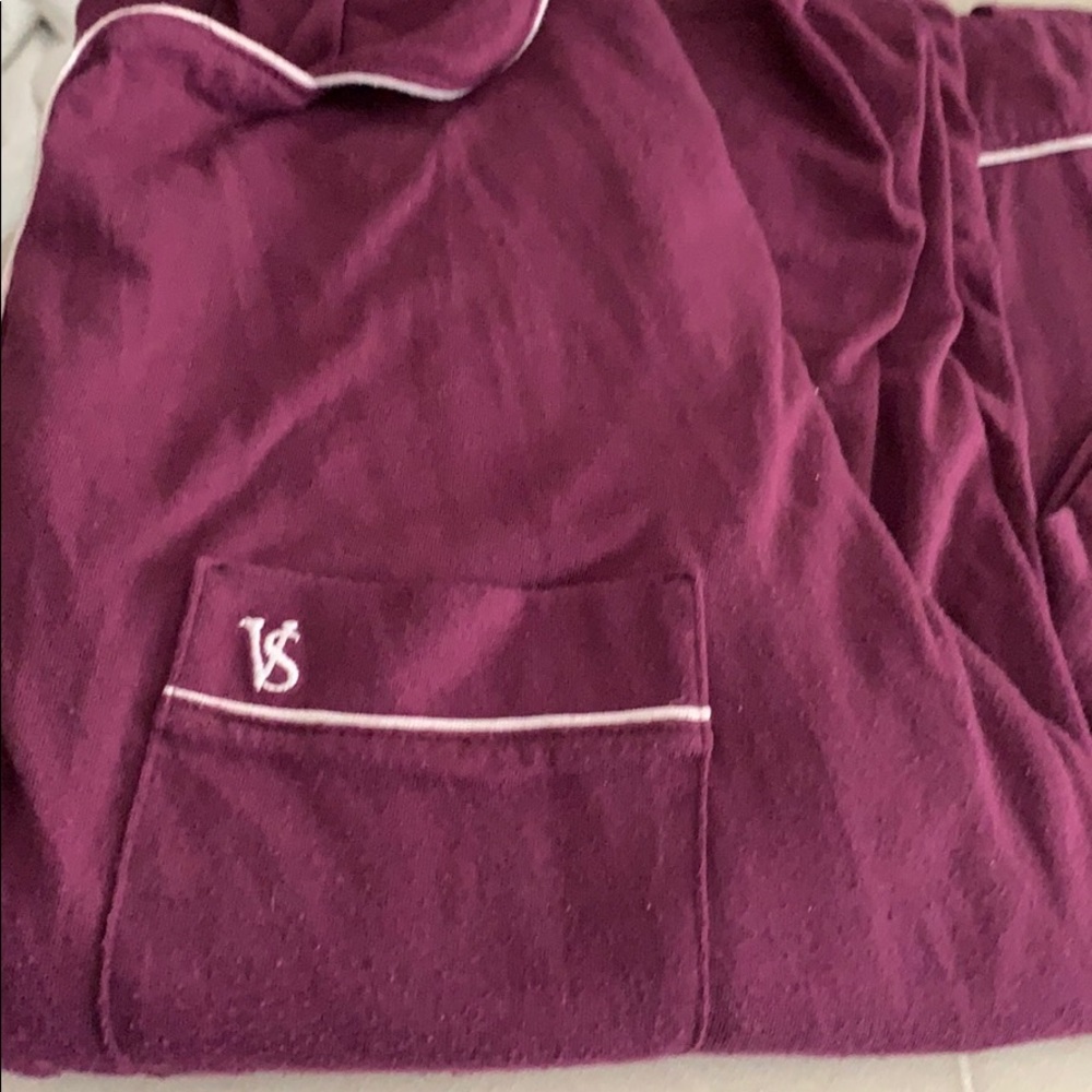 Victoria’s Secret grape pre-own cotton PJs comfy